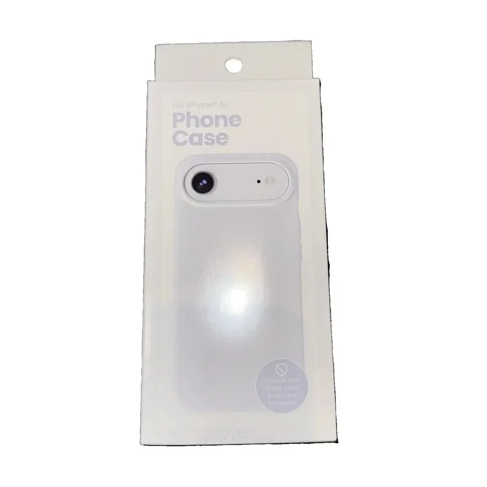 For iPhone Air Soft TPU Protective Phone Case White Shockproof Slim Cover